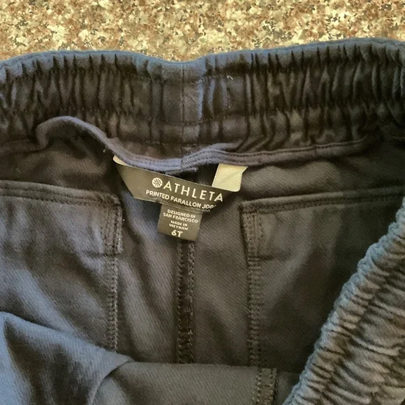 Athleta Farallon Jogger Blue Stratum Camo Size 6 Tall - Picture 6 of 8